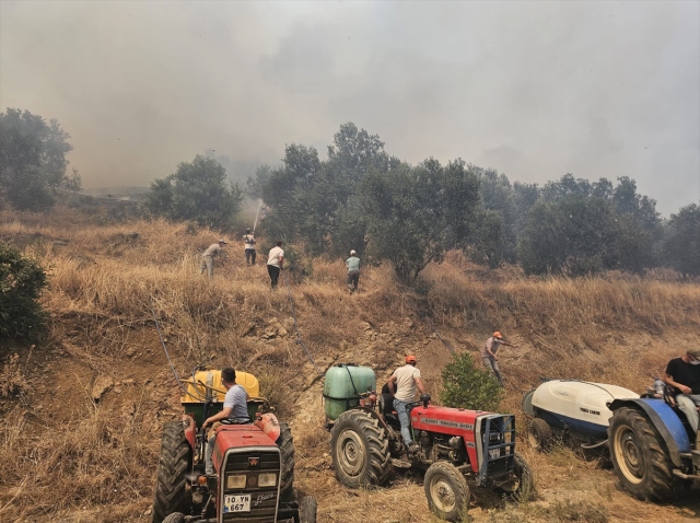 Aydın Balıkesir orman yangını son durum