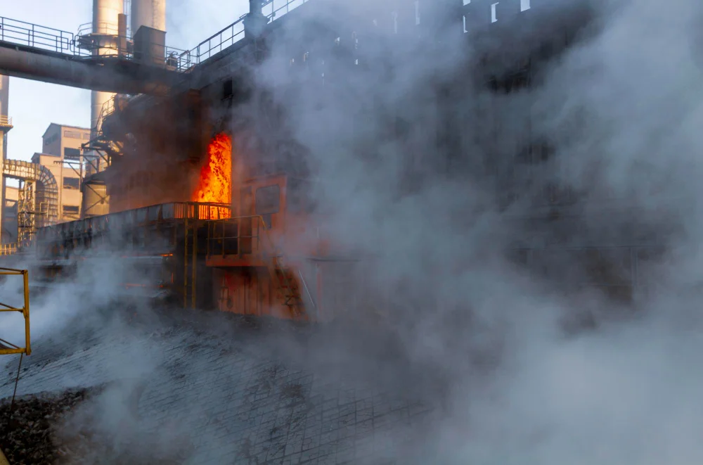 Kırklareli fabrika patlaması güvenlik kamerası