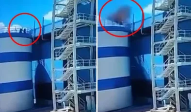 Kırklareli’nde Dehşet Anları Güvenlik kamerasında: Patlamayı Anlayıp Kaçmaya Çalışmışlar!