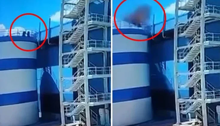 Kırklareli’nde Dehşet Anları Güvenlik kamerasında: Patlamayı Anlayıp Kaçmaya Çalışmışlar!