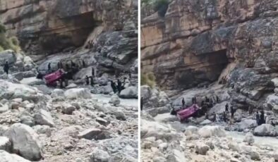 Katliam Gibi Kaza! Seyir Halindeki Yolcu Otobüsü Metrelerce Yüksekten Uçuruma Çakıldı