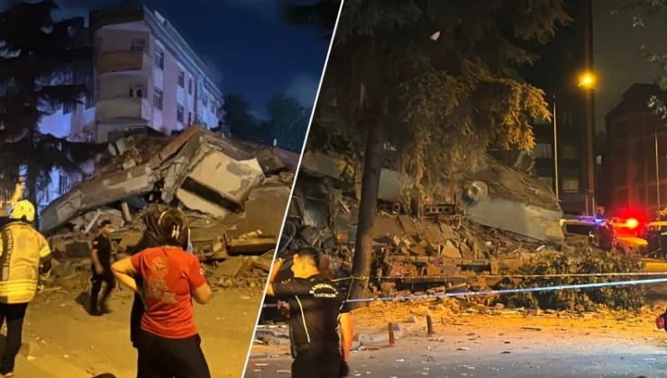 Bahçelievler’de Korkutan Olay: 4 Katlı Bina Aniden Çöktü
