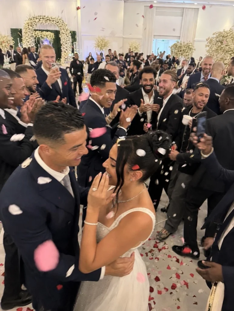 Cristiano Ronaldo düğün fotoğrafı