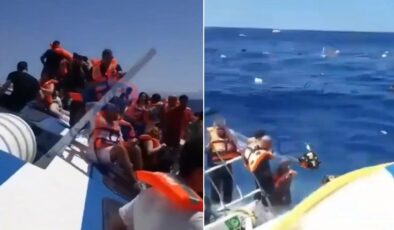 Girne Açıklarında Can Pazarı: Yolcu Gemisi Alabora Oldu, Dehşet Anları Kamerada