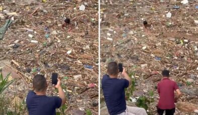 Nepal’de İnsanlık Öldü Dedirten Görüntüler! Sel Sularında Sürüklenen Çocuğu İzleyip Videoya Çektiler
