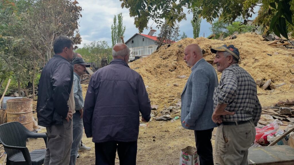 Şebinkarahisar Karaağaç köyü yangın