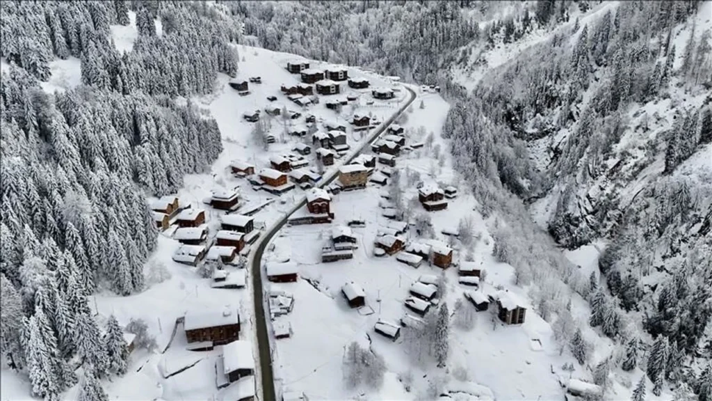 Karadeniz kar yağışı