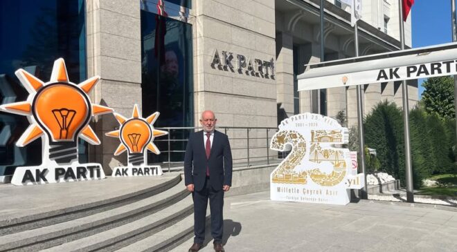 Şebinkarahisar Belediye Başkanı Ömer Şentürk Ankara’da: AK Parti Genel Merkezi’nde Kritik Görüşme!