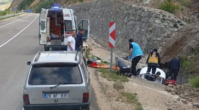 Şebinkarahisar Güzergahında Korkutan Olay: Ekipler Seferber Oldu.