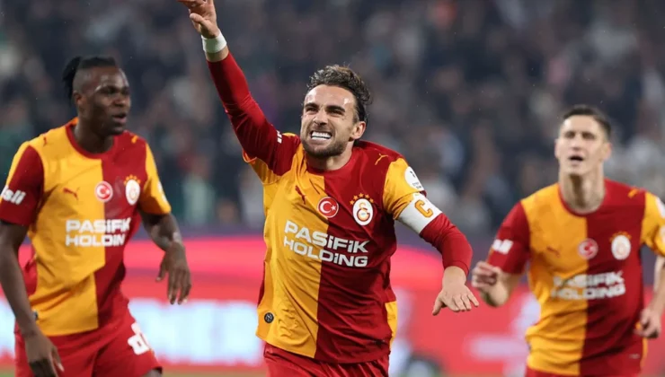 Galatasaray Konya’da Farka Koştu: Liderliğini Sürdürdü.