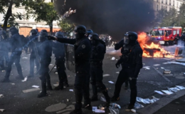 Paris Savaş Alanına Döndü: Eğitim Protestolarında Sokaklar Karıştı.
