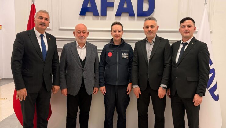 Şebinkarahisar Belediye Başkanı Ömer Şentürk’ten AFAD’a Önemli Ziyaret