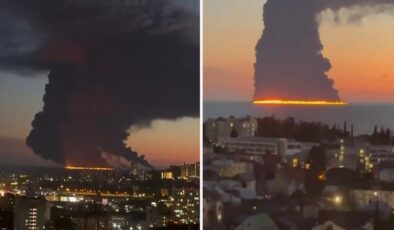 Karadeniz’de Sıcak Gelişme: Liman Kentinde Geceyi Aydınlatan Dev Patlama