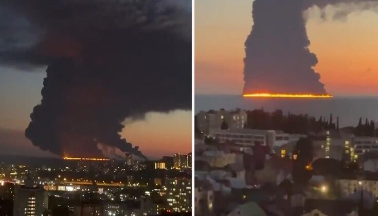 Karadeniz’de Sıcak Gelişme: Liman Kentinde Geceyi Aydınlatan Dev Patlama